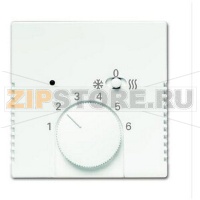 Накладка для терморегулятора, белый бархат ABB 2CKA001710A4051