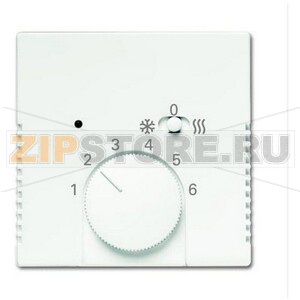 Накладка для терморегулятора, белый бархат ABB 2CKA001710A4051 