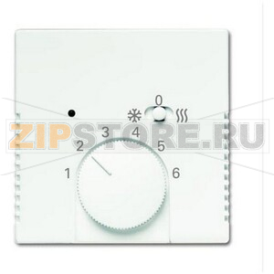 Накладка для терморегулятора, белый бархат ABB 2CKA001710A4051 