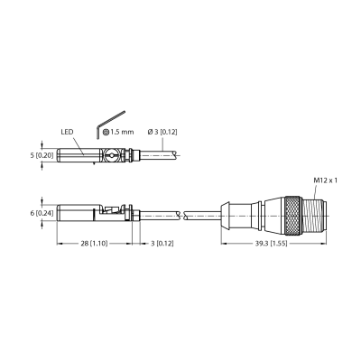 Датчик магнитного поля Turck BIM-UNT-AP6X-0.3-RS4/S1139 