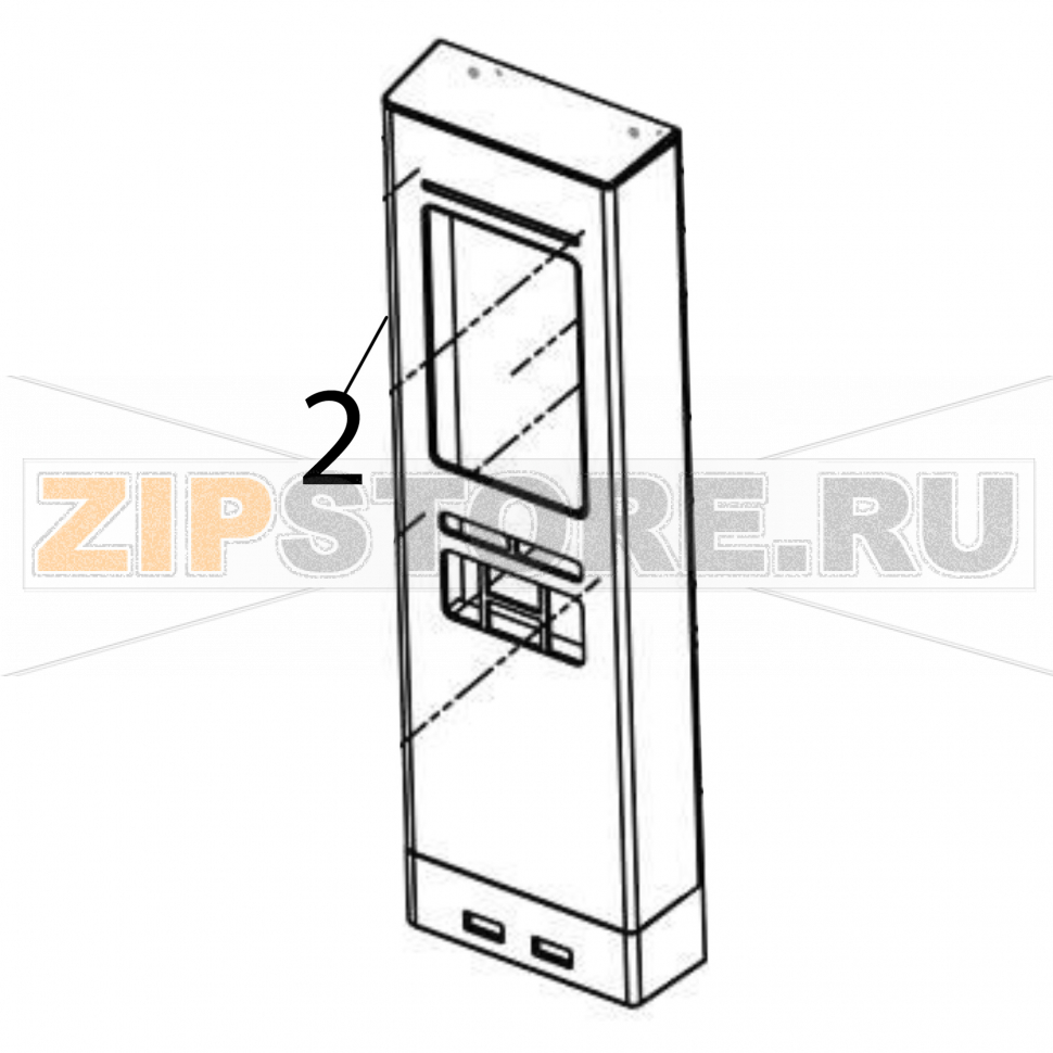 Left front panel cover assembly TSC MH240T Left front panel cover assembly TSC MH240TЗапчасть на деталировке под номером: 2Название запчасти TSC на английском языке: Left front panel cover assembly MH240T.
