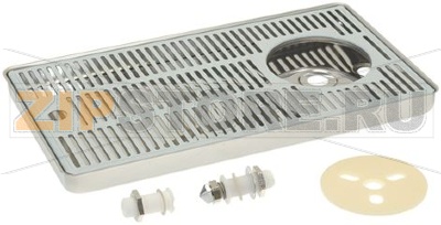 СЛИВНОЙ ЛОТОК ИЗ НЕРЖ. СТАЛИ 400X220XH30 ММ 