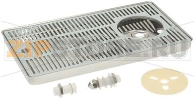 СЛИВНОЙ ЛОТОК ИЗ НЕРЖ. СТАЛИ 400X220XH30 ММ 
