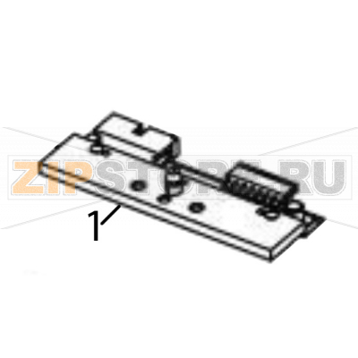 Печатающая термоголовка TSC MH240P (600dpi) Печатающая головка для принтера TSC MH240P (600dpi)Запчасть на деталировке под номером: 1