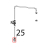 Raccordo intermedio "T", tubo Ø: 8 Unox XBC 404
