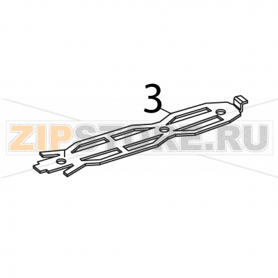 Bobbin plate Intermec PF4i compact industrial Bobbin plate Intermec PF4i compact industrialЗапчасть на деталировке под номером: 3Название запчасти на английском языке: Bobbin plate Intermec PF4i compact industrial.