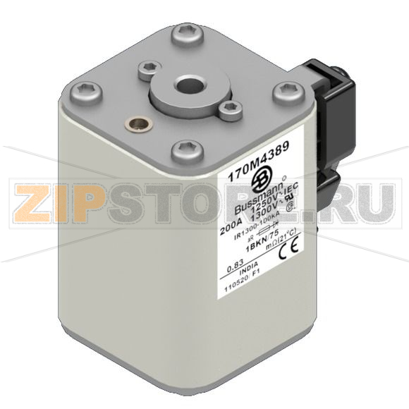 Предохранитель, 200 A, AC 1250 В, 100 кА, size 1, 53x69x74 мм, aR, IEC UL Eaton FUSE 200A 1250 