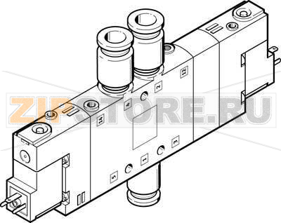 Распределитель с электроуправлением Festo CPE18-M1H-5/3E-QS-8 