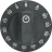 KNOB BLACK ø 60 mm 0-60&#039; - KNOB BLACK ø 60 mm 0-60&#039;