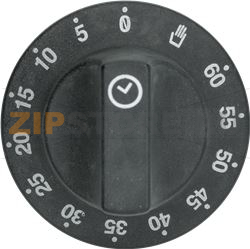 KNOB BLACK ø 60 mm 0-60&#039; 