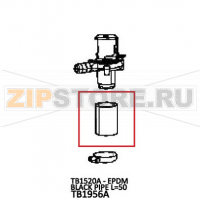 EPDM black pipe L=50 Unox XBC 605E