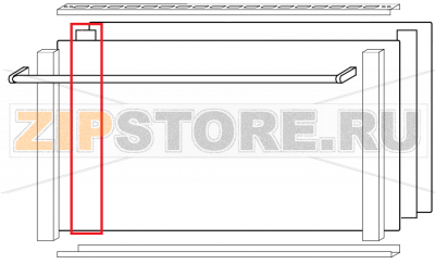 Door plate strip - left  Garbin 44 PX UMI  Door plate strip - left Garbin 44 PX UMIЗапчасть на сборочном чертеже под номером: FAS44PX21S