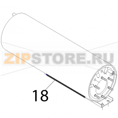 Complete drum Fagor AD-120B Complete drum Fagor AD-120BЗапчасть на деталировке под номером: 18Название запчасти Fagor на английском языке: Complete drum AD-120B.