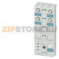 AS-I COMPACT MODULE K60, IP67, A/B-SLAVE, DIGITAL, 4DI, 4X INPUT FOR SENSOR (MECHAN., 2-WIRE, 3-WIRE), PNP, SENSOR SUPPLY FROM U_ASI MAX. TOTAL 200MA, 4 X M12-SOCKET Y-II-ASSIGNMENT, MOUNTING PLATE 3RK19010CA00 TO BE ORDERED SEPARATELY Siemens 3RK2200-0CQ