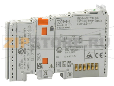 Модуль питания; тока; светло-серые Wago 750-602 