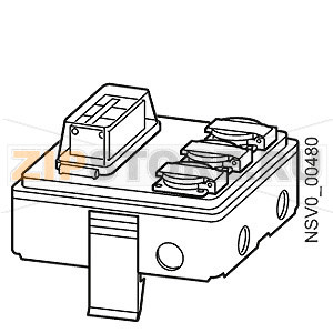BD2-AK1/3T23-3A161 TAP-OFF UNIT BD2 Siemens BVP:611322 