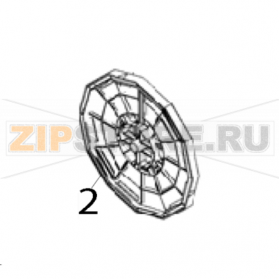 Guide, roll, left TSC CPX4P Guide, roll, left TSC CPX4PЗапчасть на деталировке под номером: 2