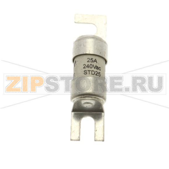 Предохранитель, 2 A, AC 240 В, 33 кА, BS88, 12x47 мм, gL/gG, BS Eaton 2AMP 240V AC INDUSTRIAL 