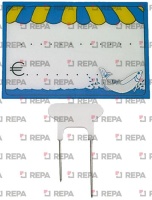 ЦЕННИК ДЛЯ РЫБЫ - 30 ШТ.