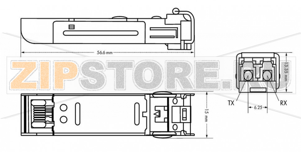Модуль SFP 2: 1310 нм; 100Base-FX, мультирежим LC; 2 km; серебристые Wago 852-201/107-002 Характеристики:Дуплексный оптический соединитель LCНабор средств SFP (компактные приемопередатчики) промышленного стандартаСоответствуют стандарту Fast ETHERNETДифференциальные входы и выходы LVPECLОдинарный источник питания 3,3 ВИндикатор определения сигнала ТТЛВозможность "горячего" подключения...