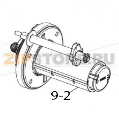 Internal rewinder spindle for peel-off module assy TSC MH341 Internal rewinder spindle for peel-off module assy TSC MH341Запчасть на деталировке под номером: 9-2