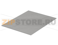 Плата передняя, 2 mm, алюминий, прозрачно анодированный Bopla BO FP 30039