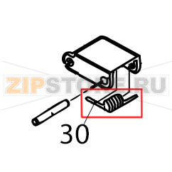 Damper spring Toshiba TEC B-SX5T-TS12/22-CN Damper spring Toshiba TEC B-SX5T-TS12/22-CNЗапчасть на деталировке под номером: 30