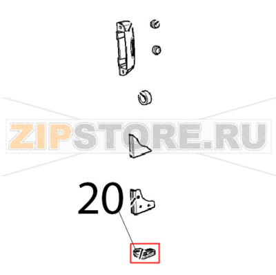 Cerniera apertura vetro interno Unox XBC 615EG Cerniera apertura vetro interno Unox XBC 615EGЗапчасть на деталировке под номером: 20