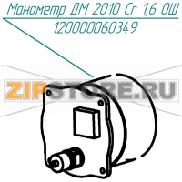 Манометр ДМ 2010 Cr 1,6 ОШ Abat КПЭМ-350-ОМП