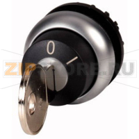 Кнопка с ключом, черная: 1 шт Eaton M22-WRS-A1