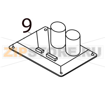 Rotary cutter PC board ass&#039;y Toshiba TEC B-SX5T-TS12/22-QP Rotary cutter PC board ass'y Toshiba TEC B-SX5T-TS12/22-QPЗапчасть на деталировке под номером: 9