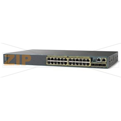 Коммутатор 24xGE (PoE+), 4xSFP, LAN Base Cisco WS-C2960RX-24PS-L 