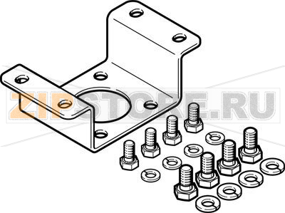 Переходник Festo DARQ-K-X1-A1-F05-20-R1 