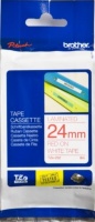 Самоклеящаяся непрерывная ламинированная лента Brother крас/бел (шир. 24 мм)