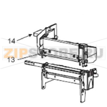 Отрывная планка Zebra Z4Mplus Отрывная планка Zebra Z4MplusЗапчасть на сборочном чертеже под номером: 13Количество запчастей в комплекте: 1Название запчасти Zebra на английском языке: Ribbon Strip Plate 