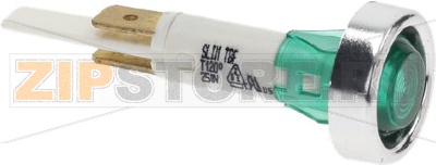 СИГНАЛЬНАЯ ЛАМПА ЗЕЛЕНАЯ 250В 