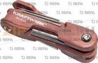 JEU DE 8 CLES MALES POUR VIS