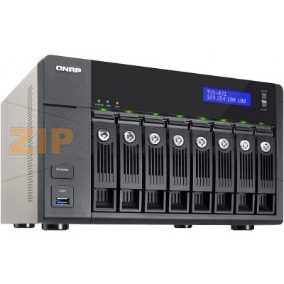 Накопитель сетевой QNAP TVS-871-I3-4G 