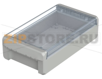 Корпус, 231x125x60 мм, поликарбонат UL 94 V0, прозрачная крышка Bopla B 221306 PC-V0-G 7035