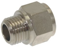 NICHEL-PLATED FITTING ø 1/4M-1/4F