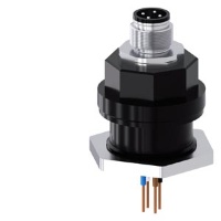 АДАПТЕР ДЛЯ ПОДКЛЮЧЕНИЯ ЧЕРЕЗ РАЗЪЕМ М12, 4-PIN, ДЛЯ РЕЗЬБОВОГО ВВОДА М25, ДЛЯ МЕТАЛЛИЧЕСКОГО КОРПУСА Siemens 3SU1950-0HD10-0AA0