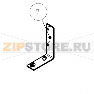 Staffa Fissaggio Pressostato Honeywell su Coperchio Intermedio Imesa ES 10                                 Staffa Fissaggio Pressostato Honeywell su Coperchio Intermedio Imesa ES 10Запчасть на сборочном чертеже под номером: 7Название запчасти на итальянском языке: Staffa Fissaggio Pressostato Honeywell su Coperchio Intermedio Imesa ES 10