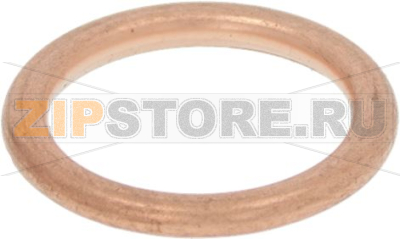 COPPER ROUND GASKET ø 17.8x13.6x2 mm 