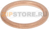 COPPER ROUND GASKET ø 17.8x13.6x2 mm