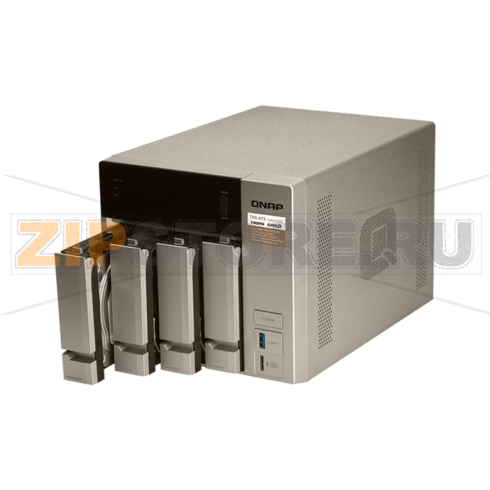 Накопитель сетевой QNAP TVS-473 