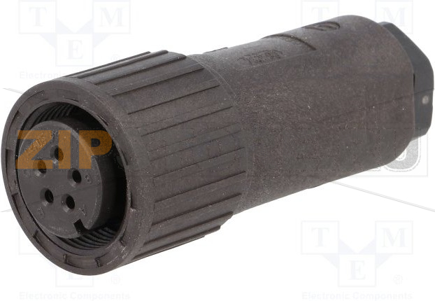 Разъем круглый 10 А, 50 В, IP67, 5 контактов Hirschmann CM 06 EA 14S-5 S 