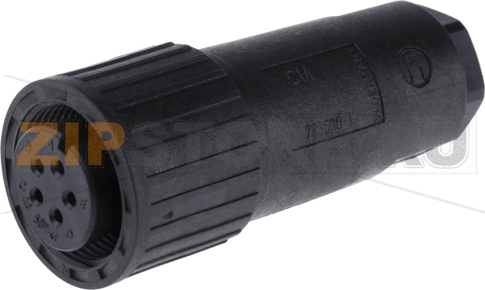 Разъем круглый 10 А, 50 В, IP67, 5 контактов Hirschmann CM 06 EA 14S-5 S 