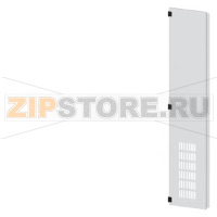 SIVACON, door half, left, with ventilation openings, IP20, H: 2200 mm, W: 400 mm, RAL 7035, Protection class 1 Siemens 8MF1240-2UT25-1BA2