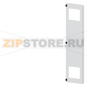 SIVACON, door half, left, with cutout for filter fan, with ventilation openings H: 2200 mm, W: 450 mm, RAL 7035, Protection class 1 Siemens 8MF1270-2UT25-3BA2 