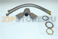 RUBINETTO SENZA CANNA CON FLESSIBILI 3/8